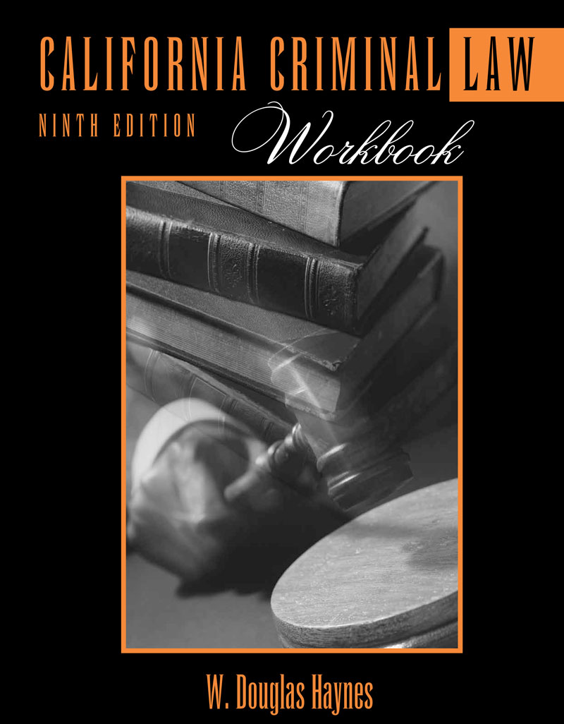 California Criminal Law Workbook