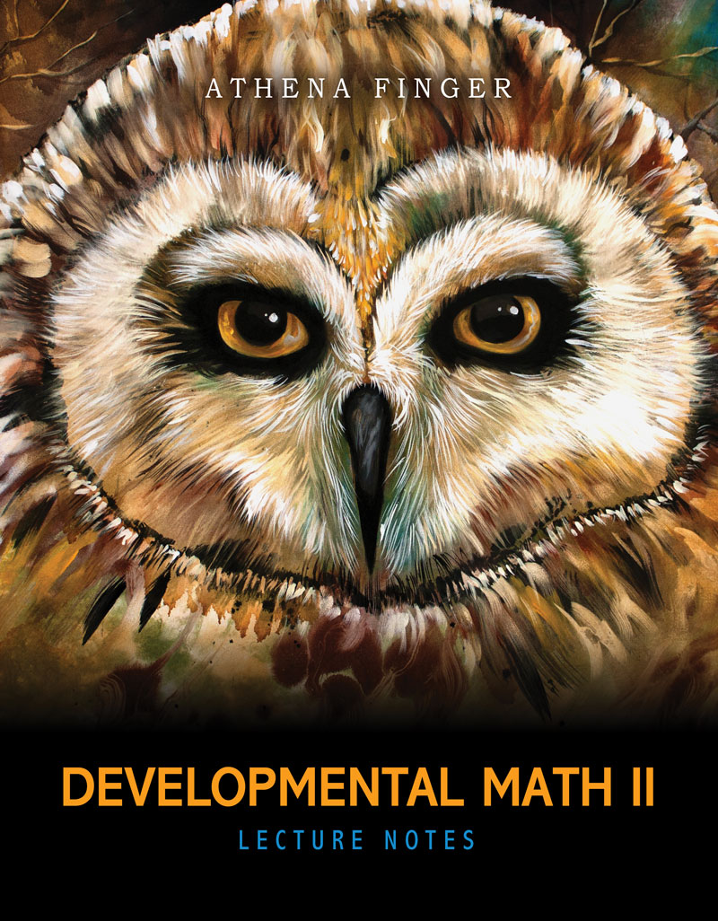 Developmental Math II: Lecture Notes