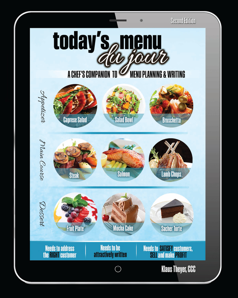 Today's Menu du jour: A Chef's Companion to Menu Planning and Writing