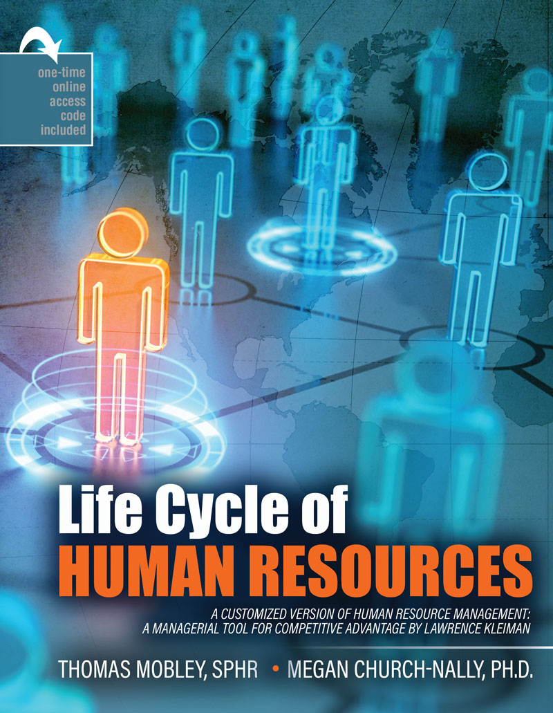 Life Cycle of Human Resources: A Customized Version of Human Resource Management: A Managerial Tool for Competitive Advantage by Lawrence Kleiman