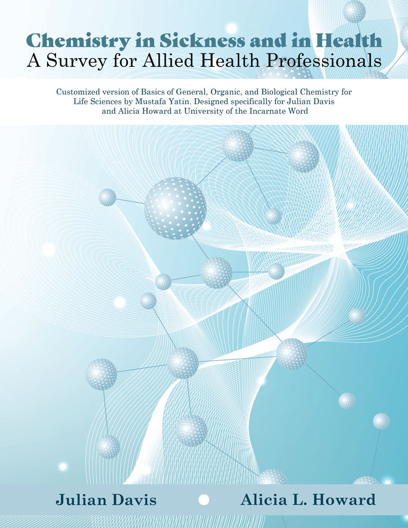 Chemistry in Sickness and Health: A Survey for Allied Health Professionals