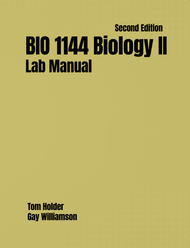BIO 1144 Lab Manual II
