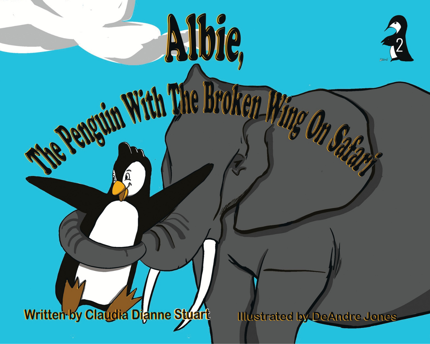 Albie, the Penguin With the Broken Wing on Safari