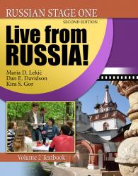 Russian Stage One: Live from Russia: Volume 2 - Textbook