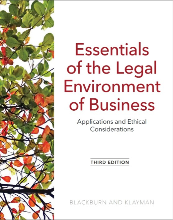 Essentials of the Legal Environment of Business