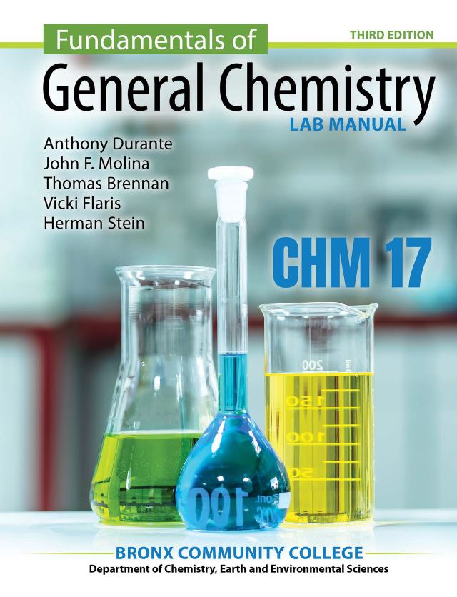 Fundamentals of General Chemistry: Lab Manual