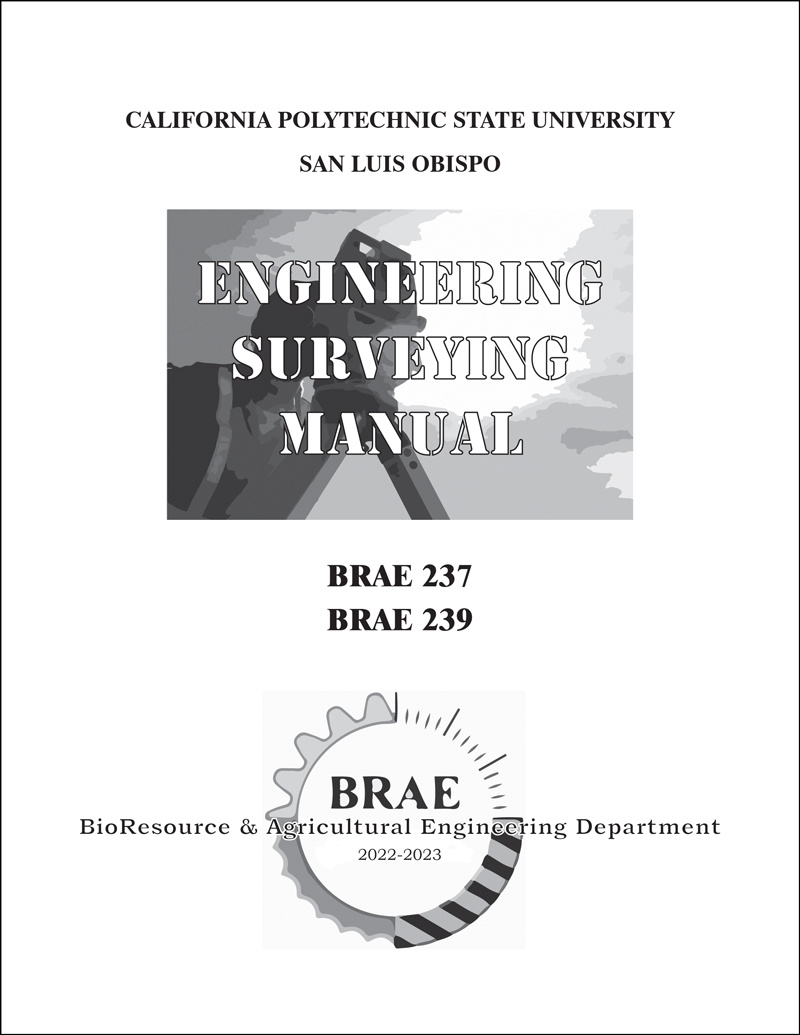 BRAE 237/239: Engineering Forest Surveying Manual, Schalk - Fall 2023 - 2353-43